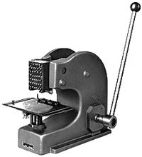 Hand Operated  heavy duty bench marking press
