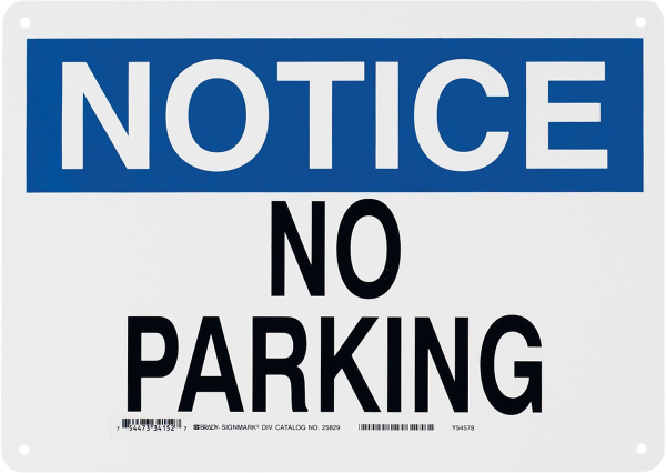 custom parking signs