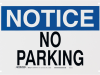 custom parking sign