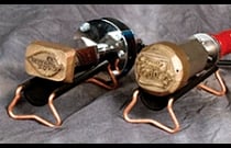 using a branding iron