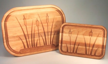 Hot stamping die used by Vermont Bowl Company