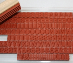rubber ribbed type pack mark
