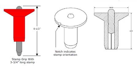 safety first hand stamp grip diagram