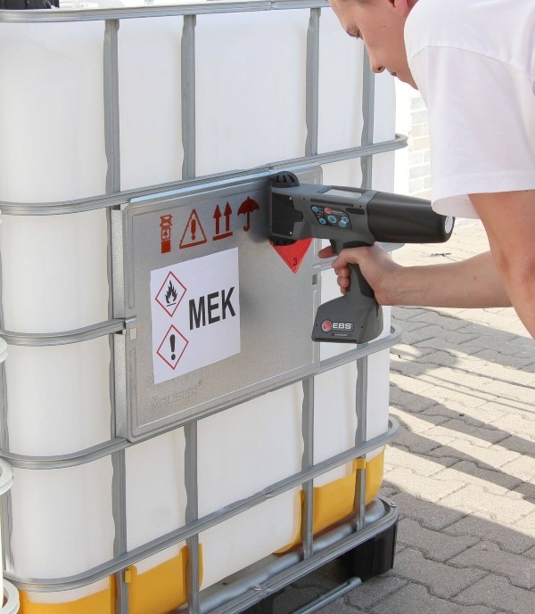 Handjet Marking Forklift Container