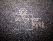 open table fiber laser marking example