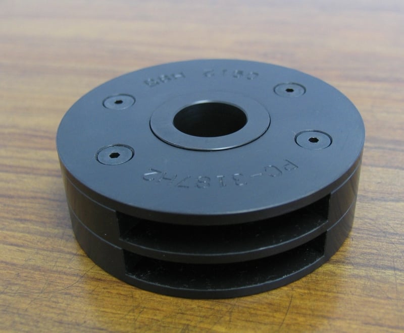 Two Line Code Wheel Assembled