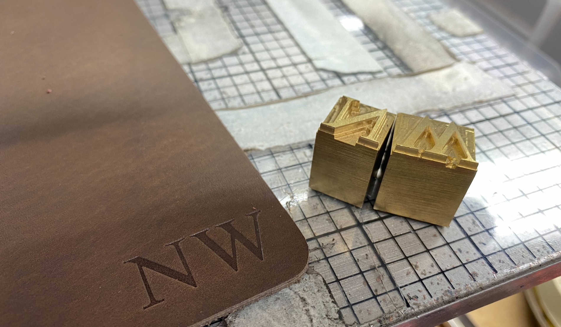 Personalizing Leather Goods with Brass Printers' Type